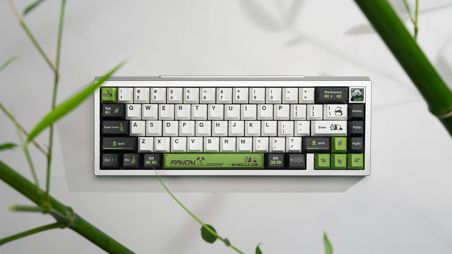 white panda keyboard